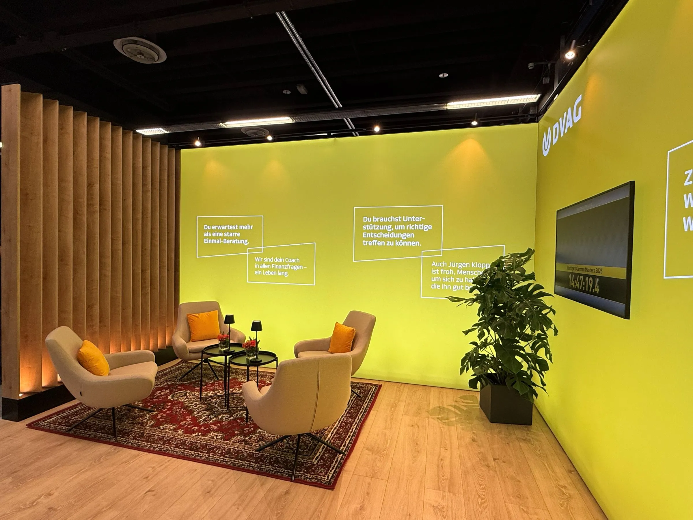 Stuttgart German Masters — Exhibition construction