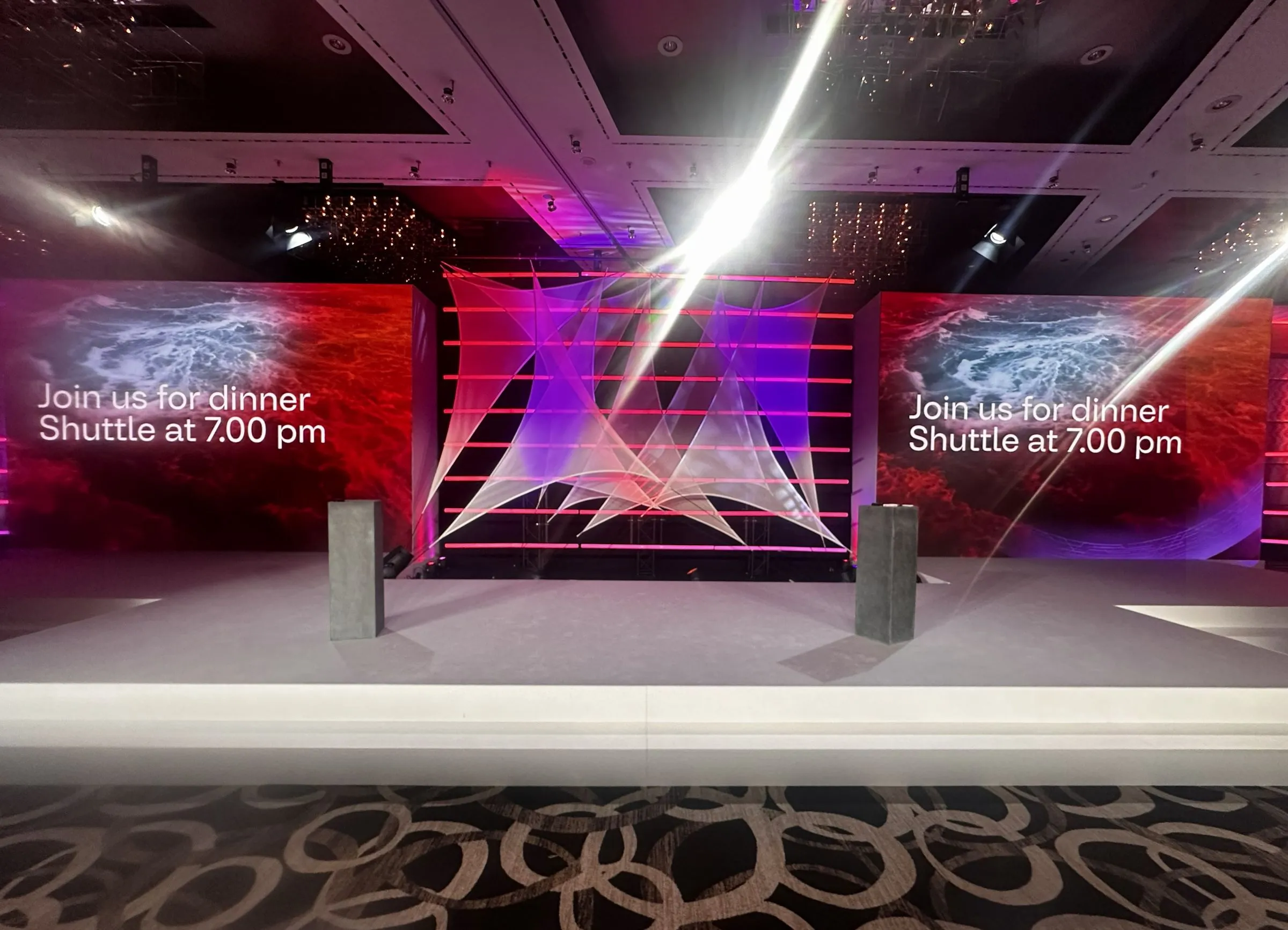 Aumovio Executive Meeting — Stage construction