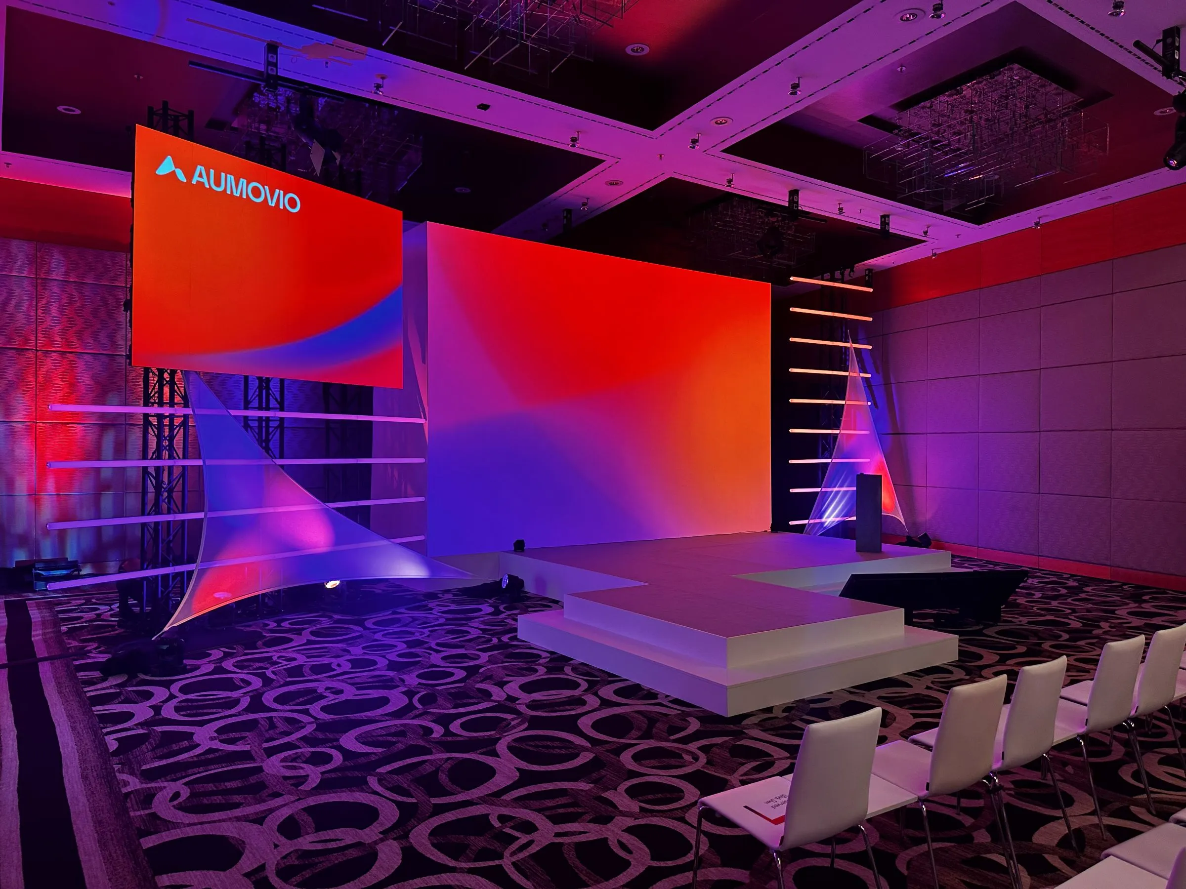 Aumovio Executive Meeting — Stage construction