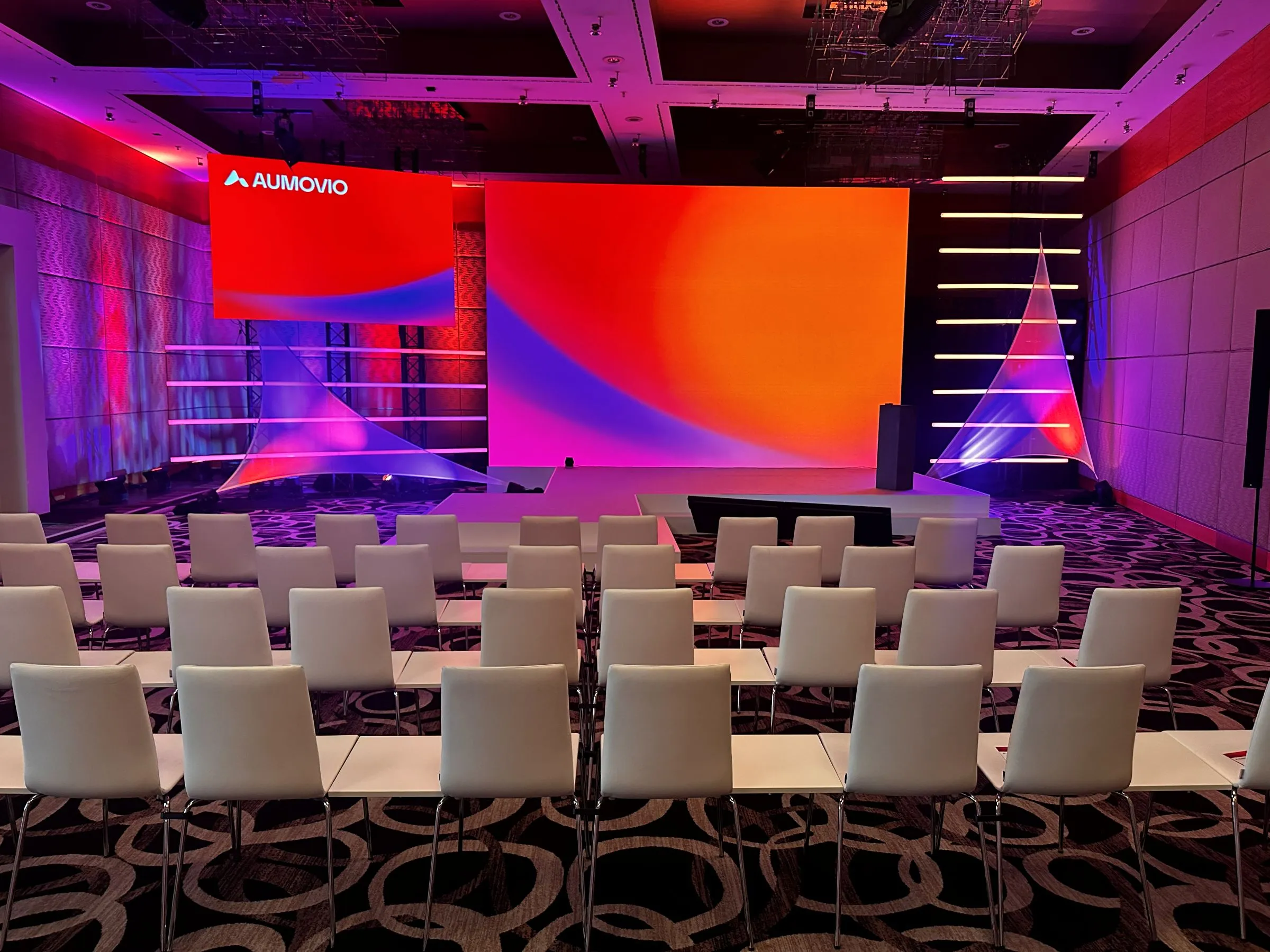 Aumovio Executive Meeting — Stage construction