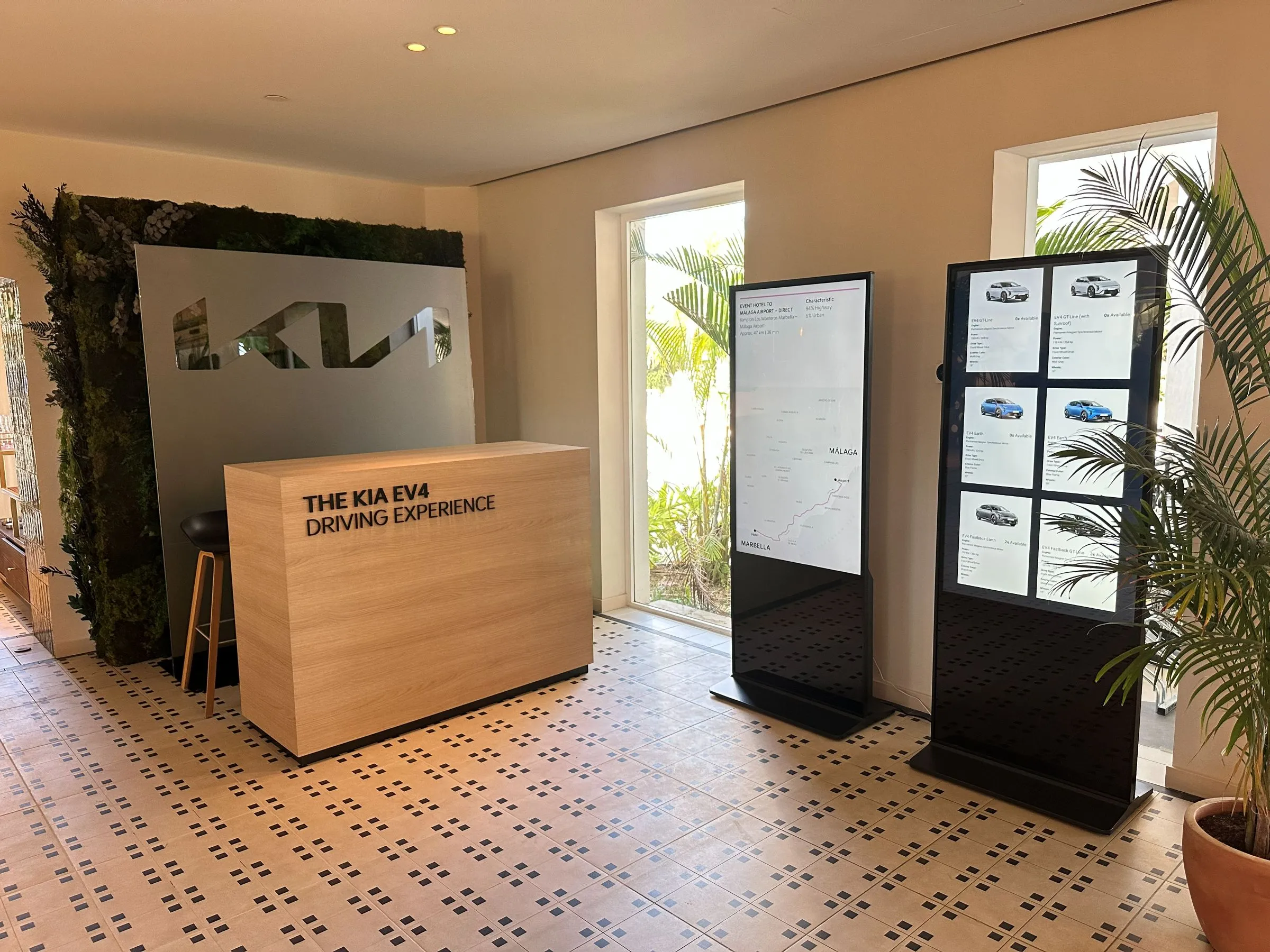KIA Marbella — Event construction